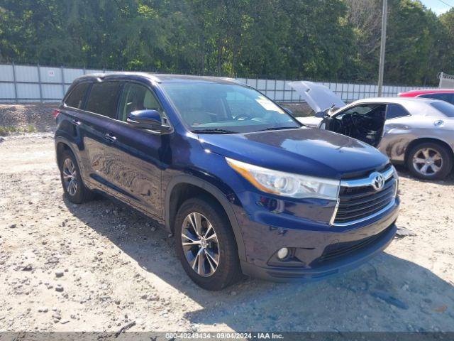  Salvage Toyota Highlander