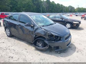  Salvage Chevrolet Sonic