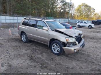  Salvage Toyota Highlander