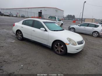  Salvage INFINITI G35