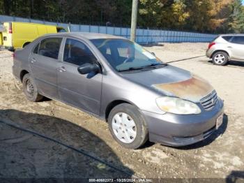  Salvage Toyota Corolla