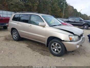  Salvage Toyota Highlander