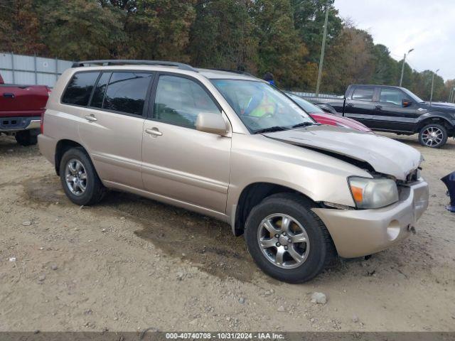  Salvage Toyota Highlander