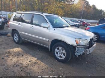  Salvage Toyota Highlander