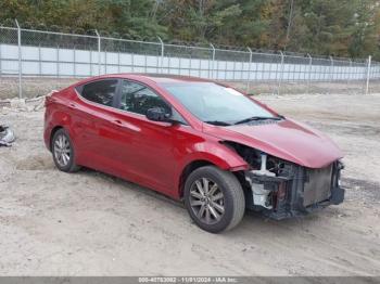  Salvage Hyundai ELANTRA