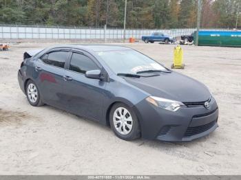  Salvage Toyota Corolla