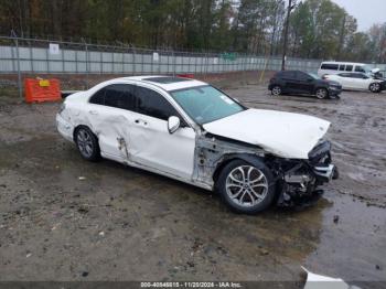  Salvage Mercedes-Benz C-Class