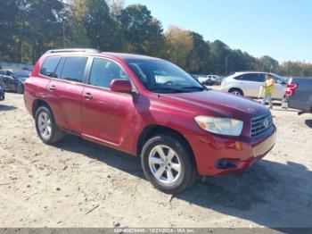  Salvage Toyota Highlander