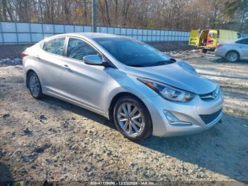  Salvage Hyundai ELANTRA