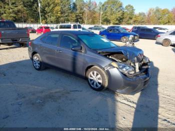  Salvage Toyota Corolla