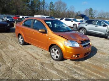  Salvage Chevrolet Aveo