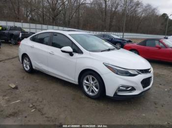  Salvage Chevrolet Cruze