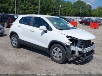  Salvage Chevrolet Trax