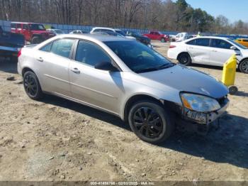  Salvage Pontiac G6