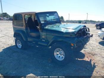  Salvage Jeep Wrangler