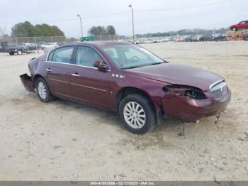  Salvage Buick Lucerne