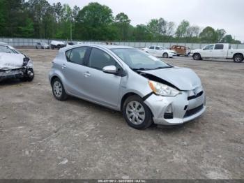  Salvage Toyota Prius c
