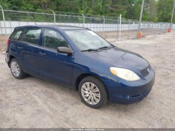  Salvage Toyota Matrix