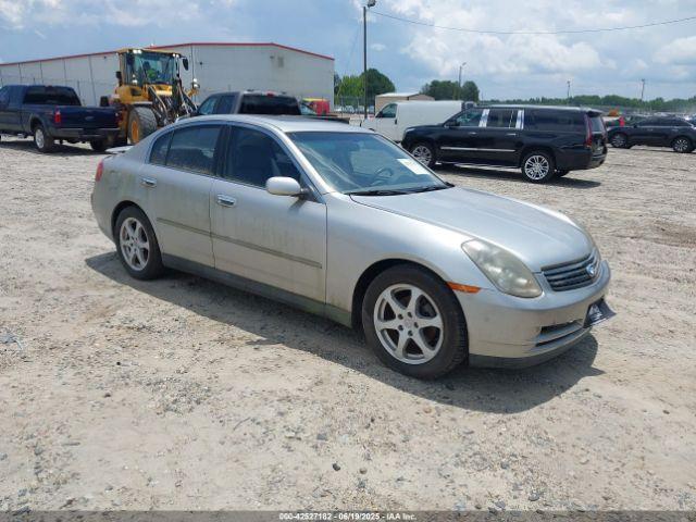  Salvage INFINITI G35