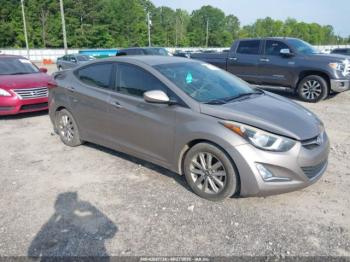  Salvage Hyundai ELANTRA