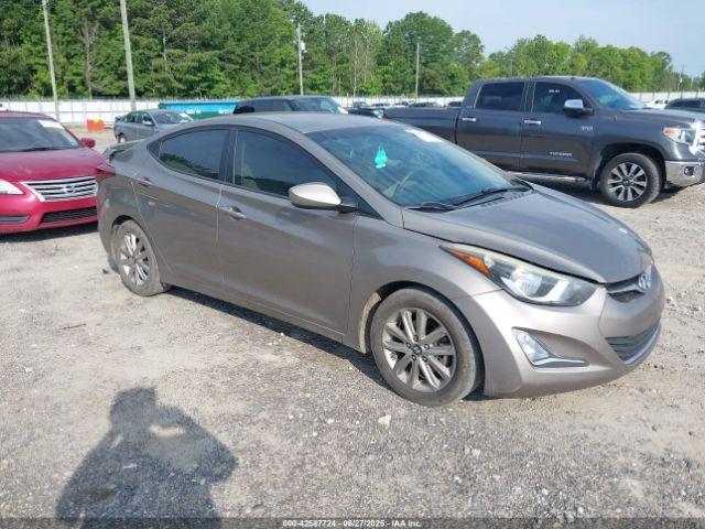  Salvage Hyundai ELANTRA