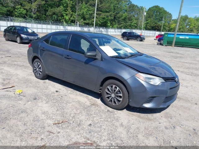  Salvage Toyota Corolla