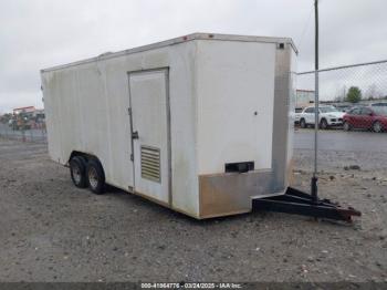  Salvage D And A Custom 8.5x20ta5 Enclosed Traile