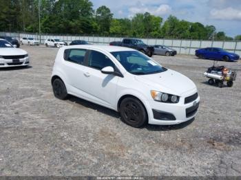  Salvage Chevrolet Sonic