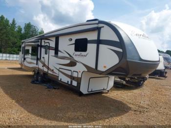  Salvage Forest River Cardinal Travel Trailer