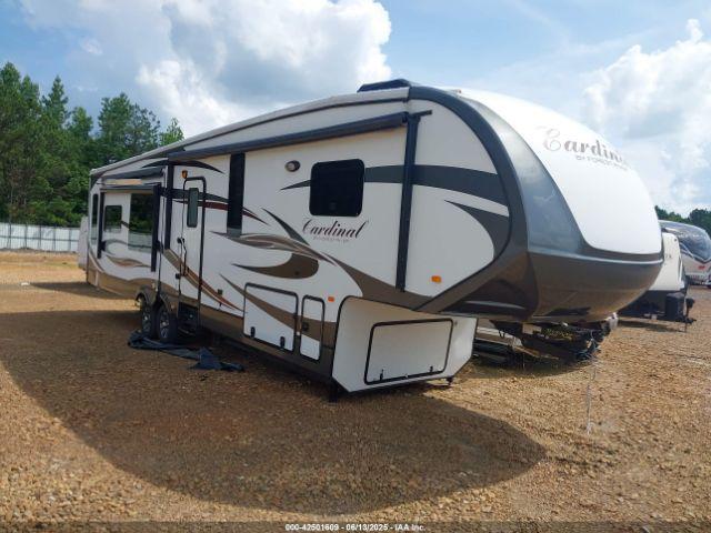  Salvage Forest River Cardinal Travel Trailer