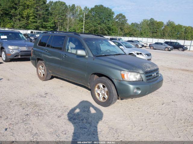  Salvage Toyota Highlander