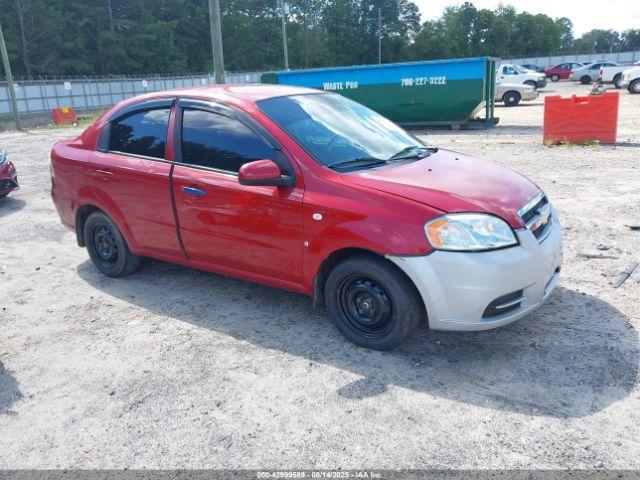  Salvage Chevrolet Aveo
