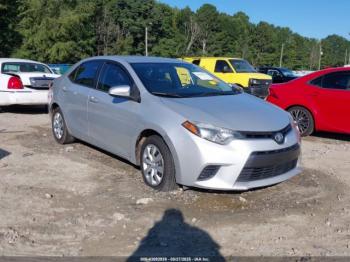  Salvage Toyota Corolla