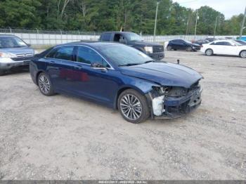  Salvage Lincoln MKZ Hybrid