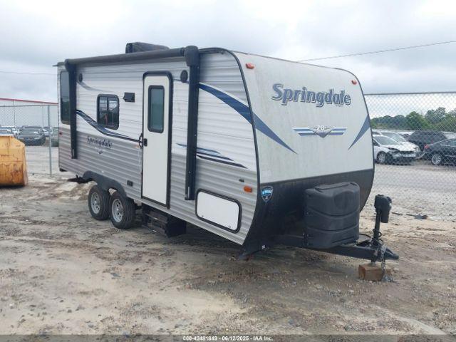  Salvage Keystone Springdale Travel Trailer