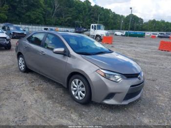  Salvage Toyota Corolla