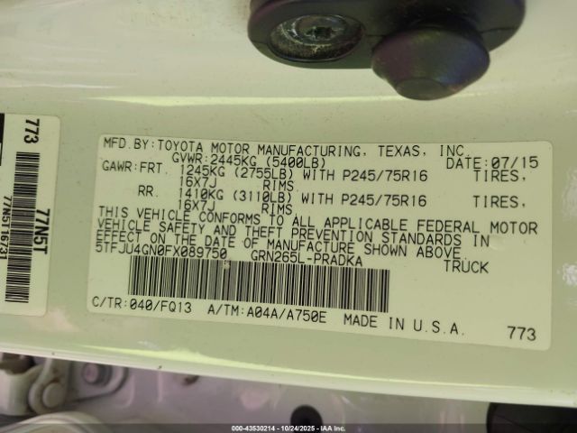 Toyota Tacoma Prerunner V6 Image 7