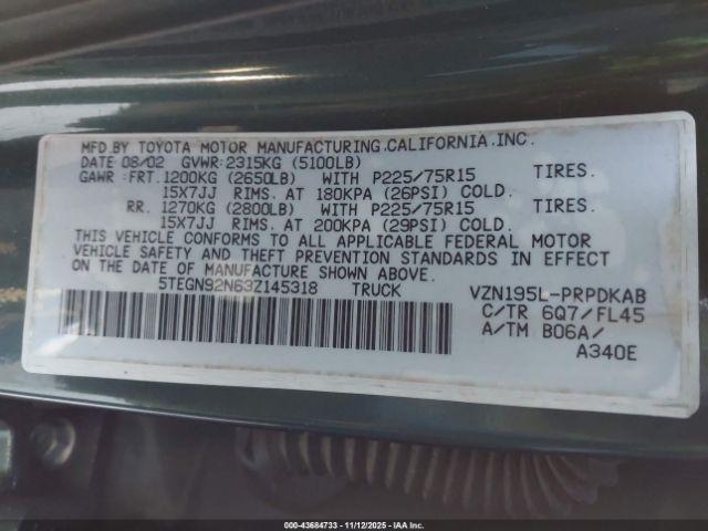 Toyota Tacoma Prerunner V6 Image 9