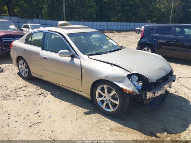  Salvage INFINITI G35