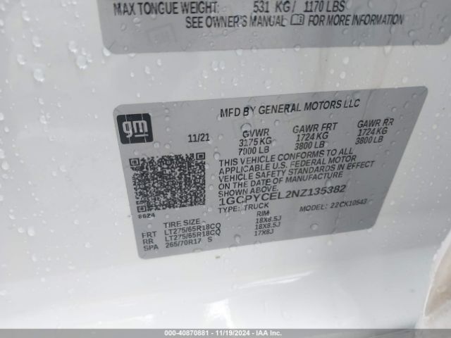 Chevrolet Silverado 1500 4wd  Short Bed Custom Trail Boss Image 16