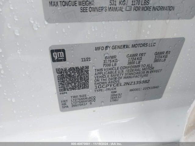 Chevrolet Silverado 1500 4wd  Short Bed Custom Trail Boss Image 16