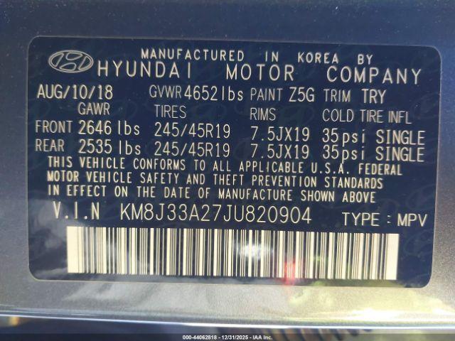 Hyundai TUCSON Limited Image 8