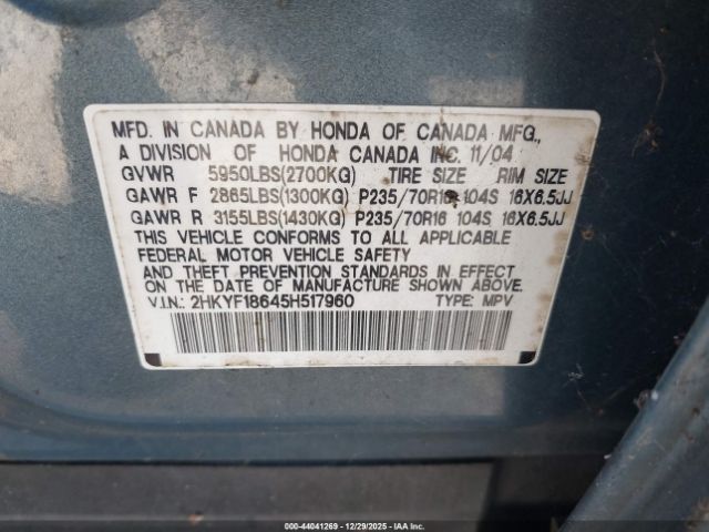 Honda Pilot Ex-l Image 2