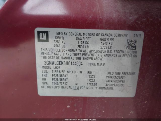 Chevrolet Equinox Lt Image 4