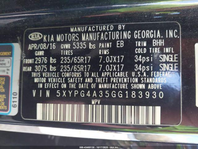 Kia Sorento 2.4l Lx Image 10