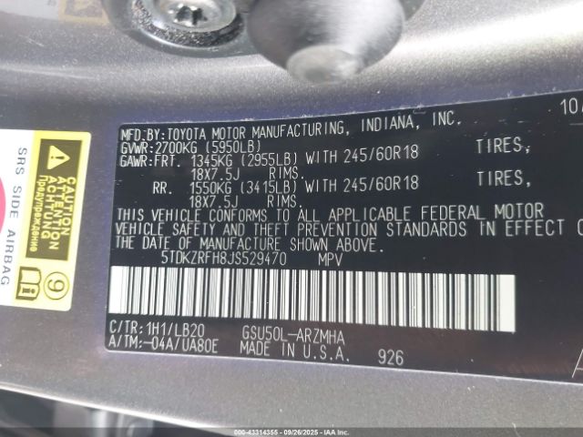 Toyota Highlander Xle Image 11