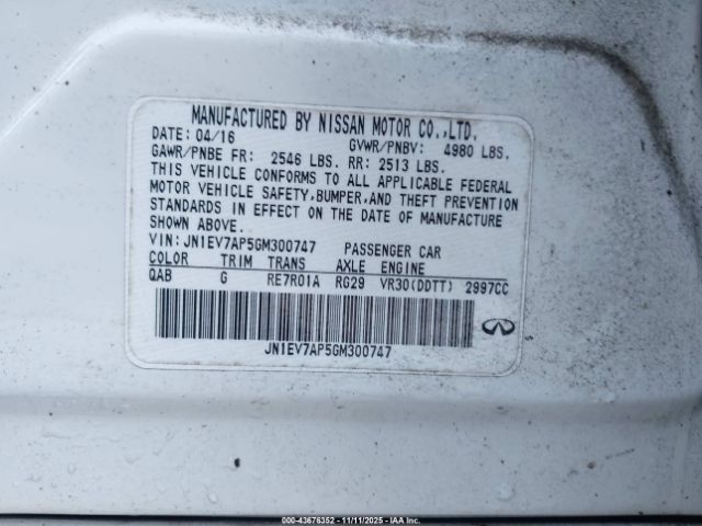 INFINITI Q50 3.0t Premium Image 8