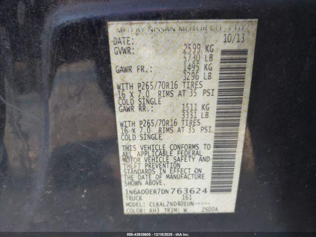 Nissan Frontier Sv Image 12