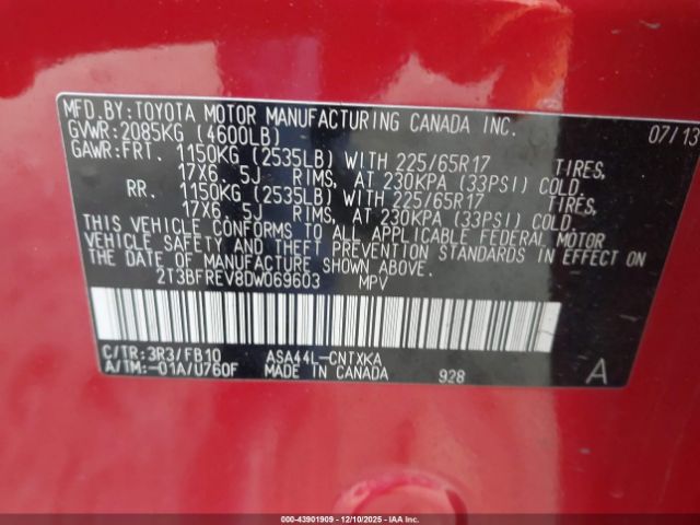 Toyota RAV4 Le Image 11