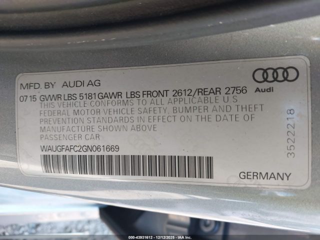 Audi A6 2.0t Premium Plus Image 10